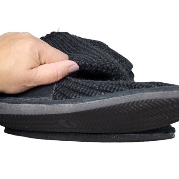 Bearpaw Knit Tall Wool/Acrylic Blend Black Boots 656W Knit Tall Women's US 7 - Picture 5 of 11